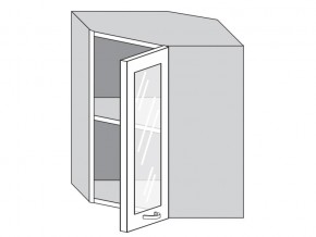 1.60.3у Шкаф настенный (h=720) угловой на 600мм со стекл. дверцей в Дегтярске - degtyarsk.магазин96.com | фото