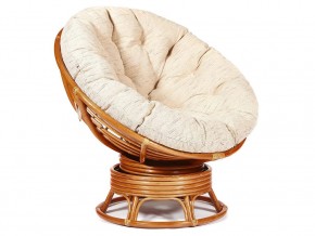 Кресло-качалка Papasan w 23/01 B с подушкой Cognac, ткань Старт в Дегтярске - degtyarsk.магазин96.com | фото