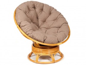 Кресло-качалка Papasan w 23/01 B с подушкой Honey, экошерсть Коричневый в Дегтярске - degtyarsk.магазин96.com | фото