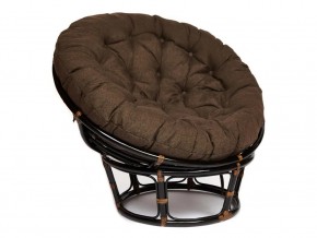 Кресло Papasan 23/01 W с подушкой Antique brown, ткань Коричневый в Дегтярске - degtyarsk.магазин96.com | фото