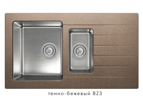 Мойка комбинированная Tolero twist TTS-890 Темно-бежевый 823 в Дегтярске - degtyarsk.магазин96.com | фото