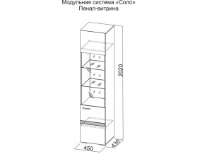 Пенал-витрина в Дегтярске - degtyarsk.магазин96.com | фото