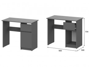Стол письменный 900 Денвер Графит серый в Дегтярске - degtyarsk.магазин96.com | фото